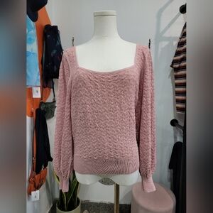 Wilfred Dusty Pink Scoop Neck Blouse